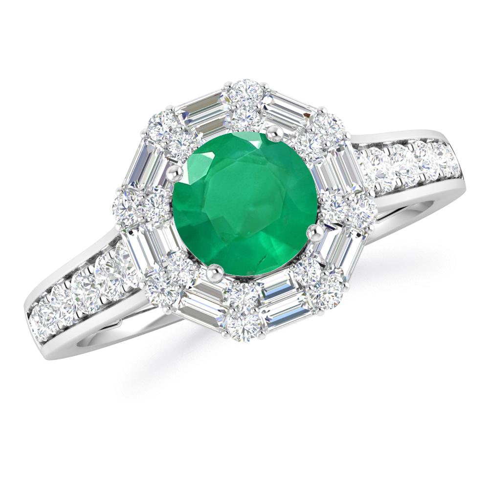 White Gold - Emerald