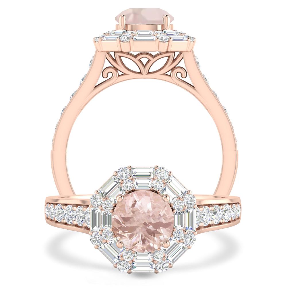 Rose Gold - Morganite