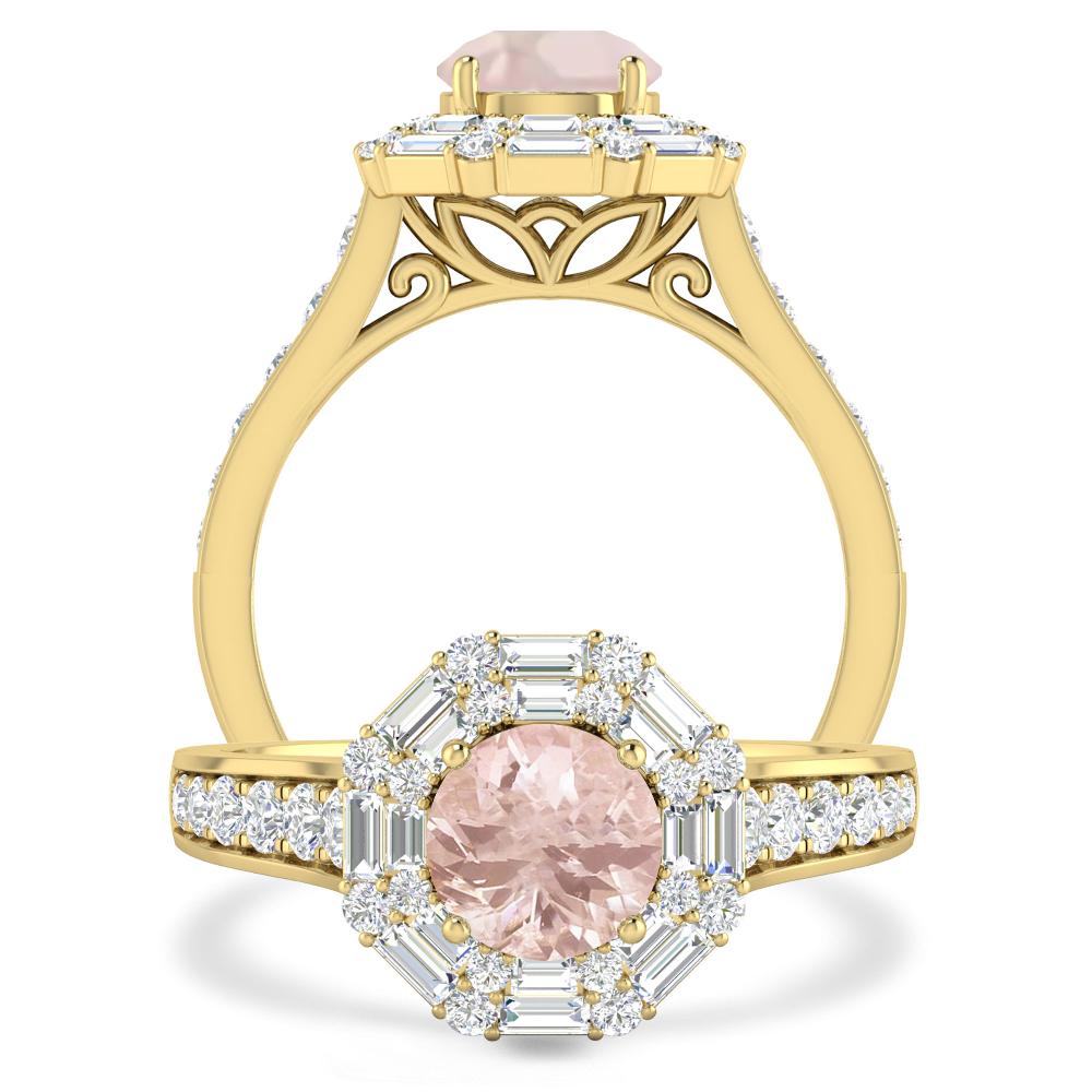Yellow Gold - Morganite