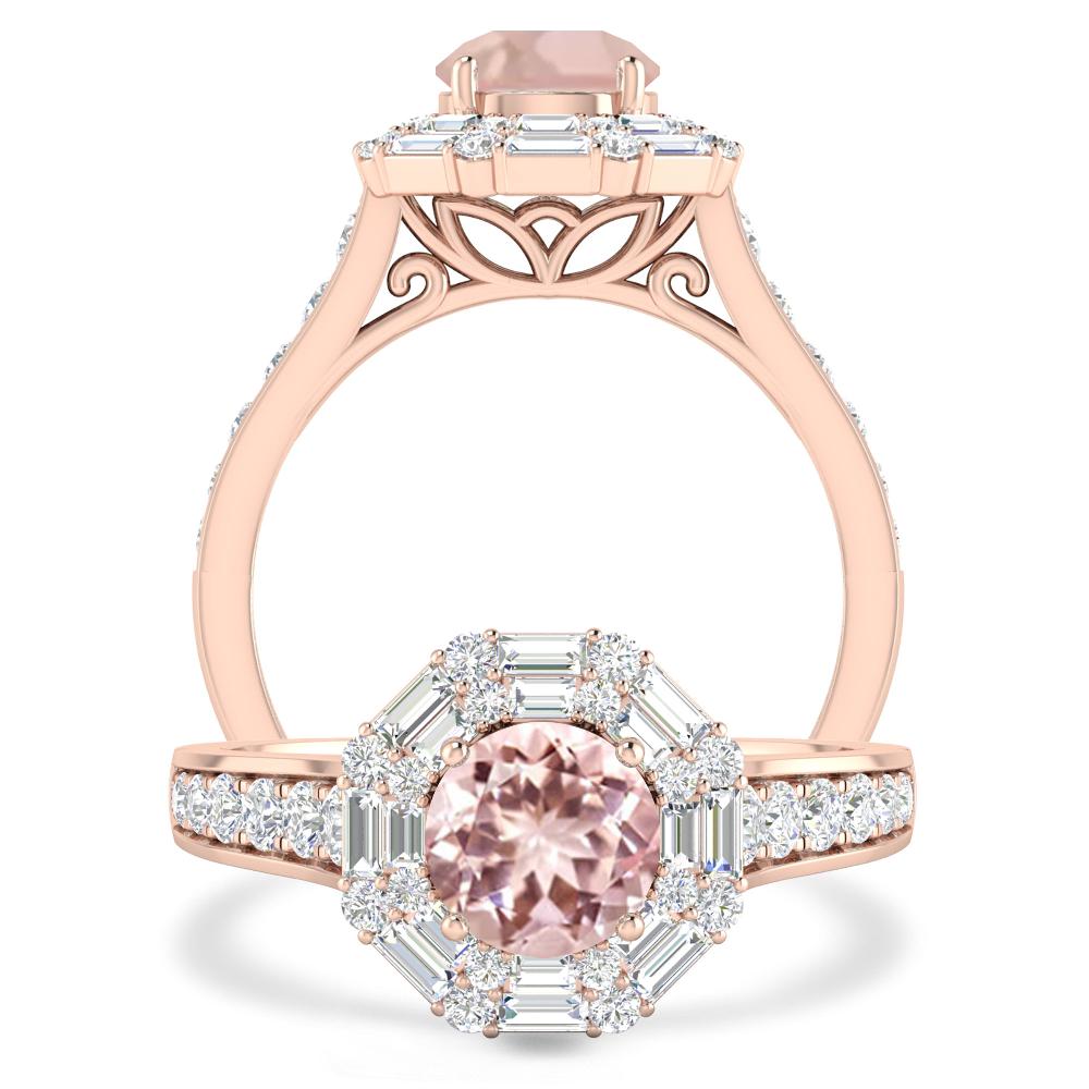 Rose Gold - Morganite