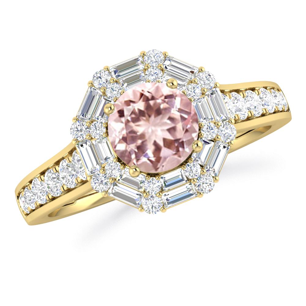 Yellow Gold - Morganite