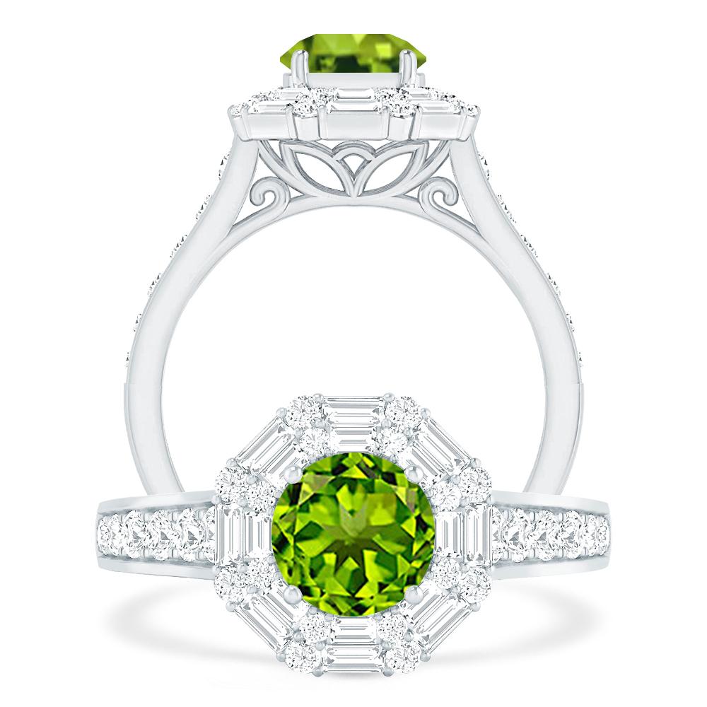 White Gold - Peridot