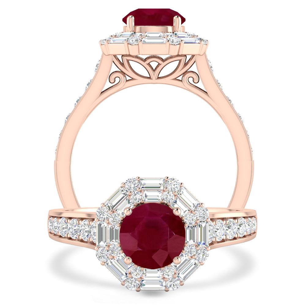Rose Gold - Ruby