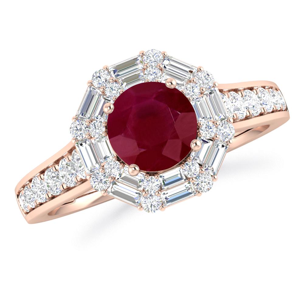 Rose Gold - Ruby