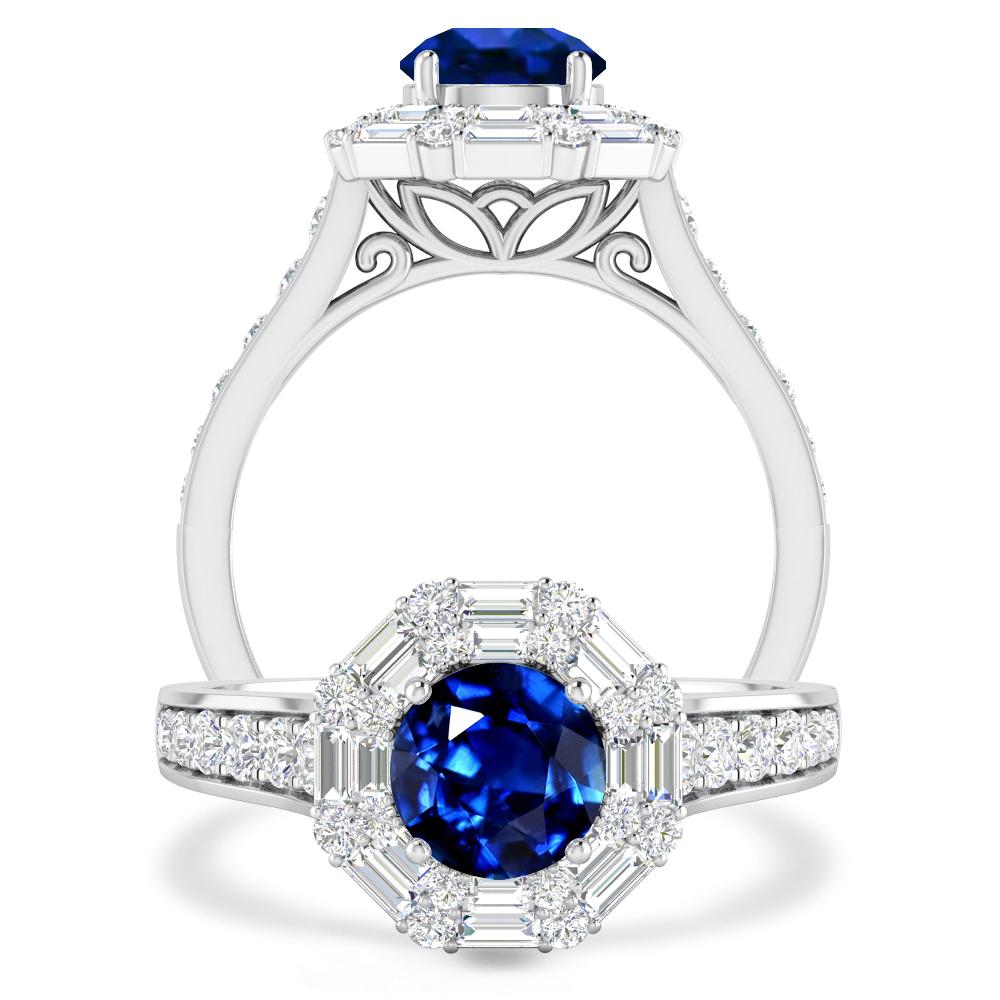 White Gold - Sapphire