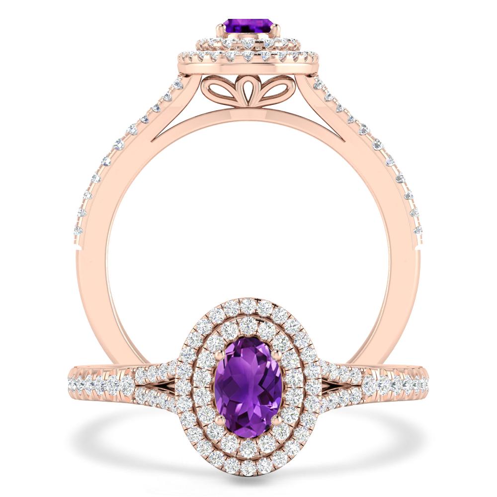 Rose Gold - Amethyst