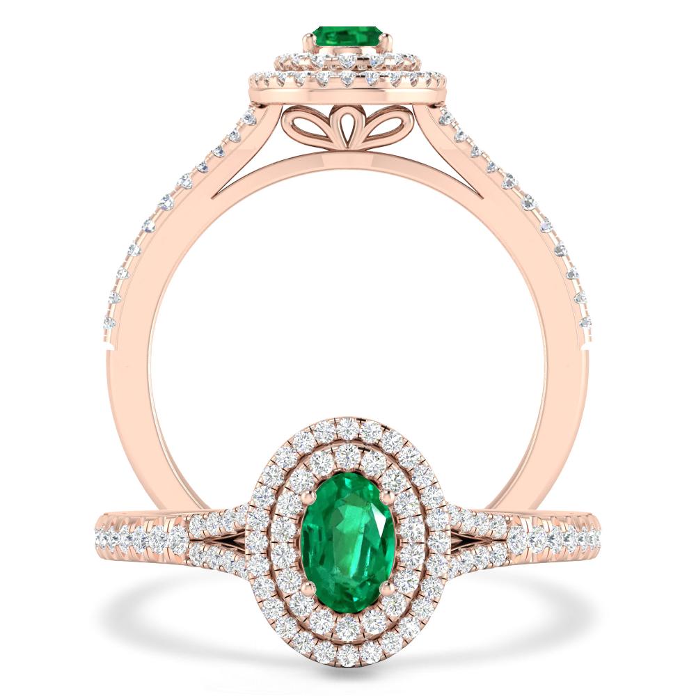 Rose Gold - Emerald