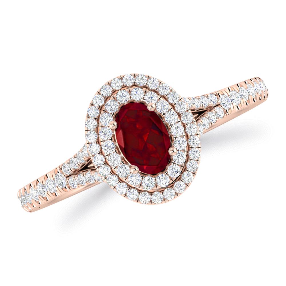 Rose Gold - Garnet