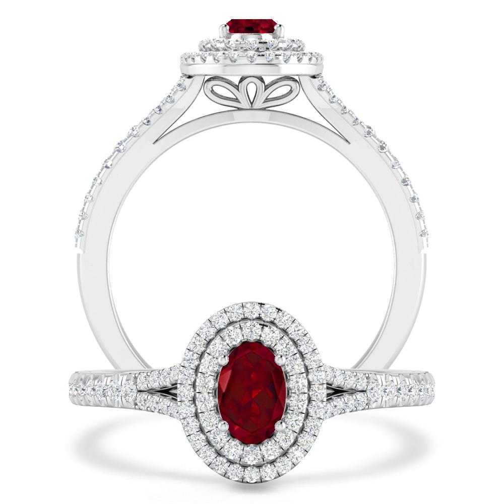 White Gold - Garnet