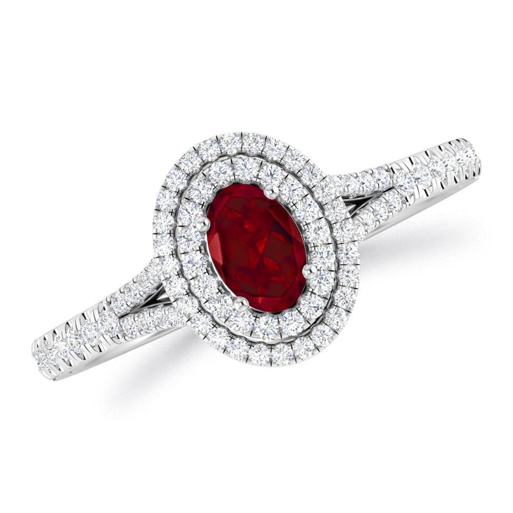 White Gold - Garnet