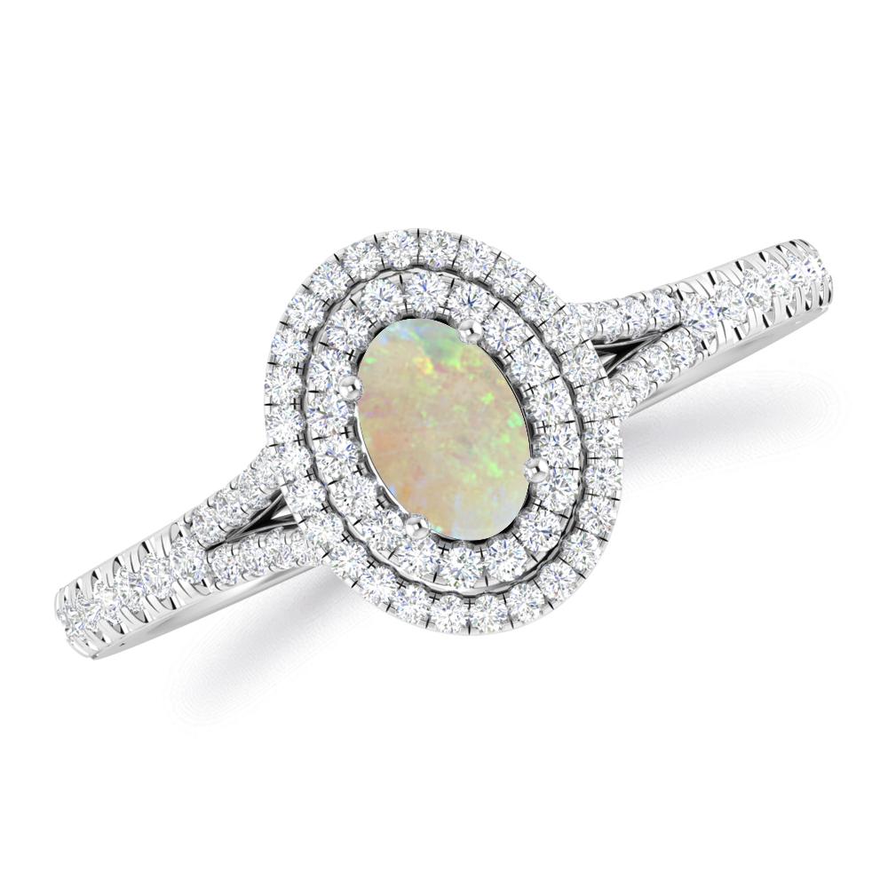 White Gold - Opal