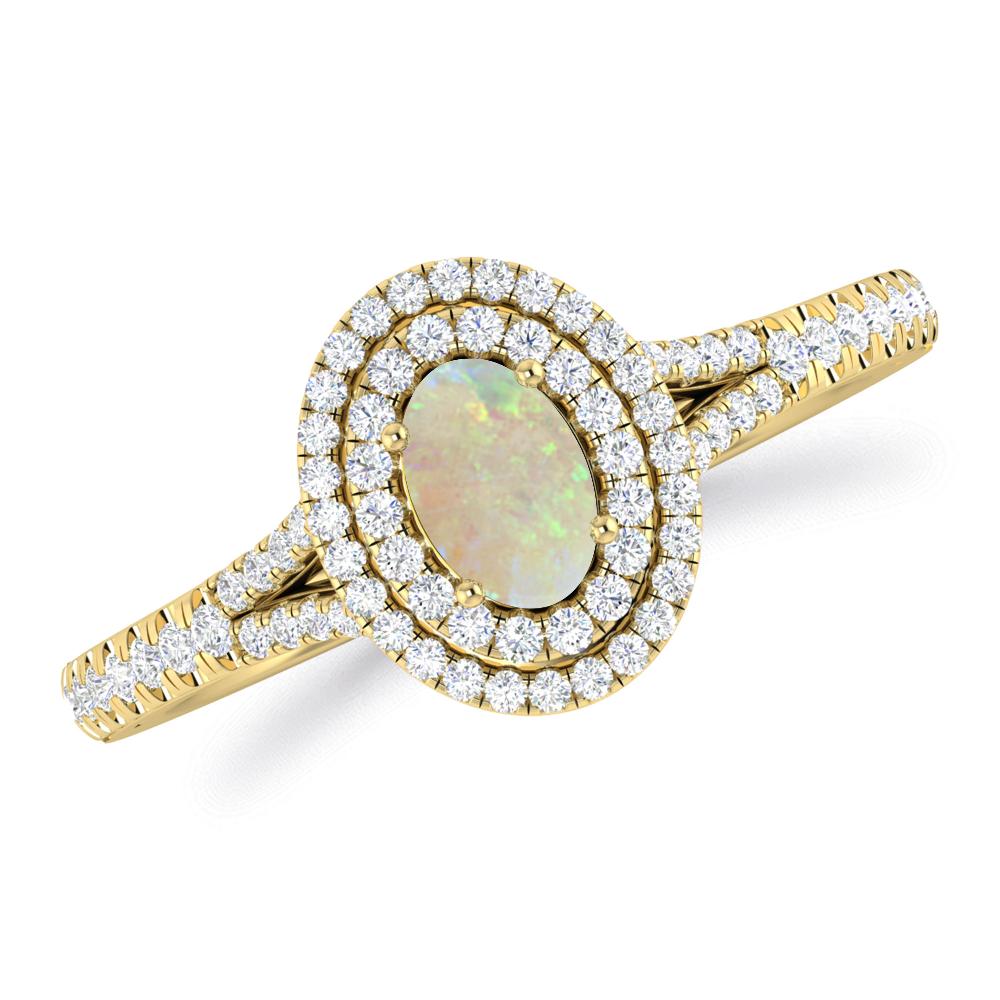 Yellow Gold - Opal