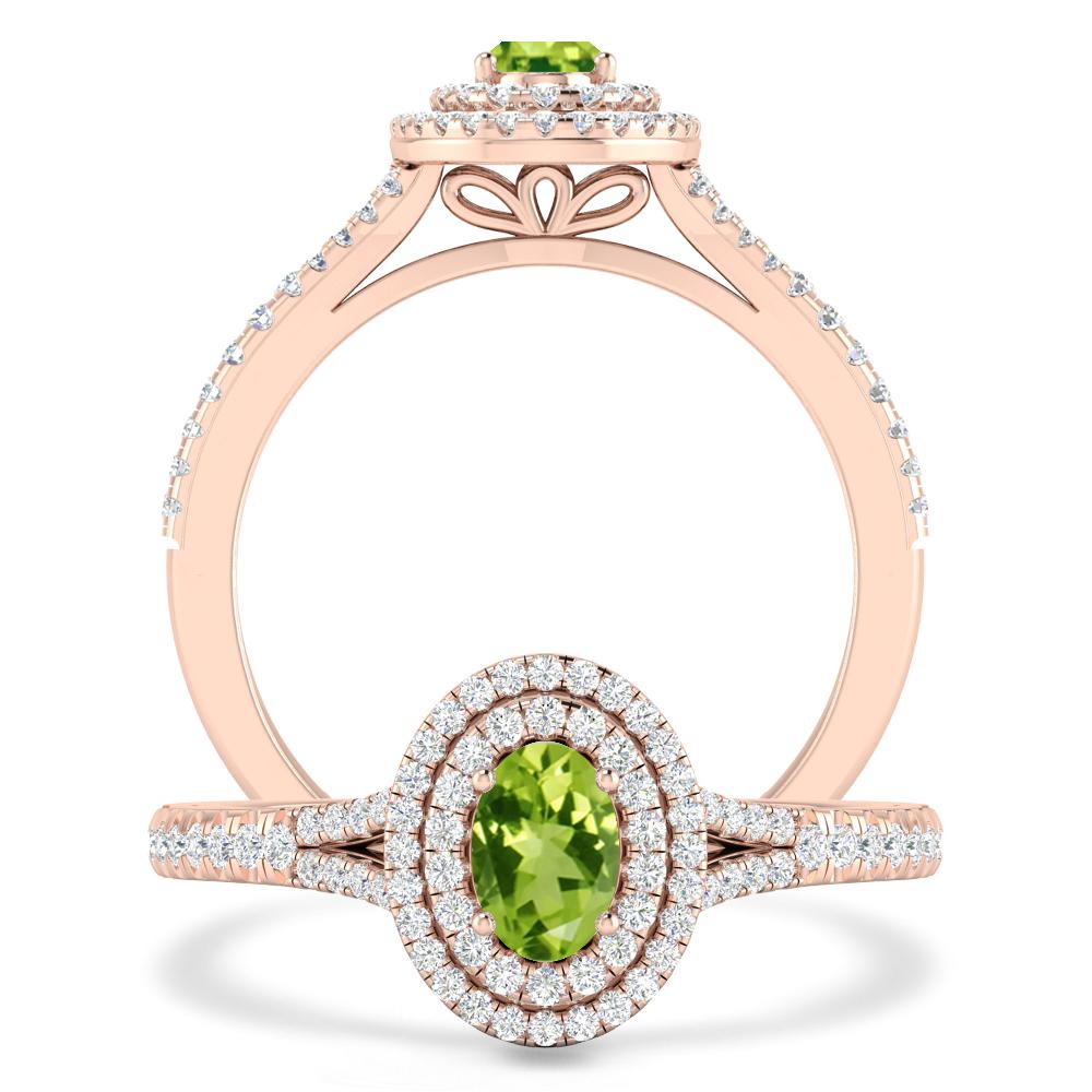 Rose Gold - Peridot