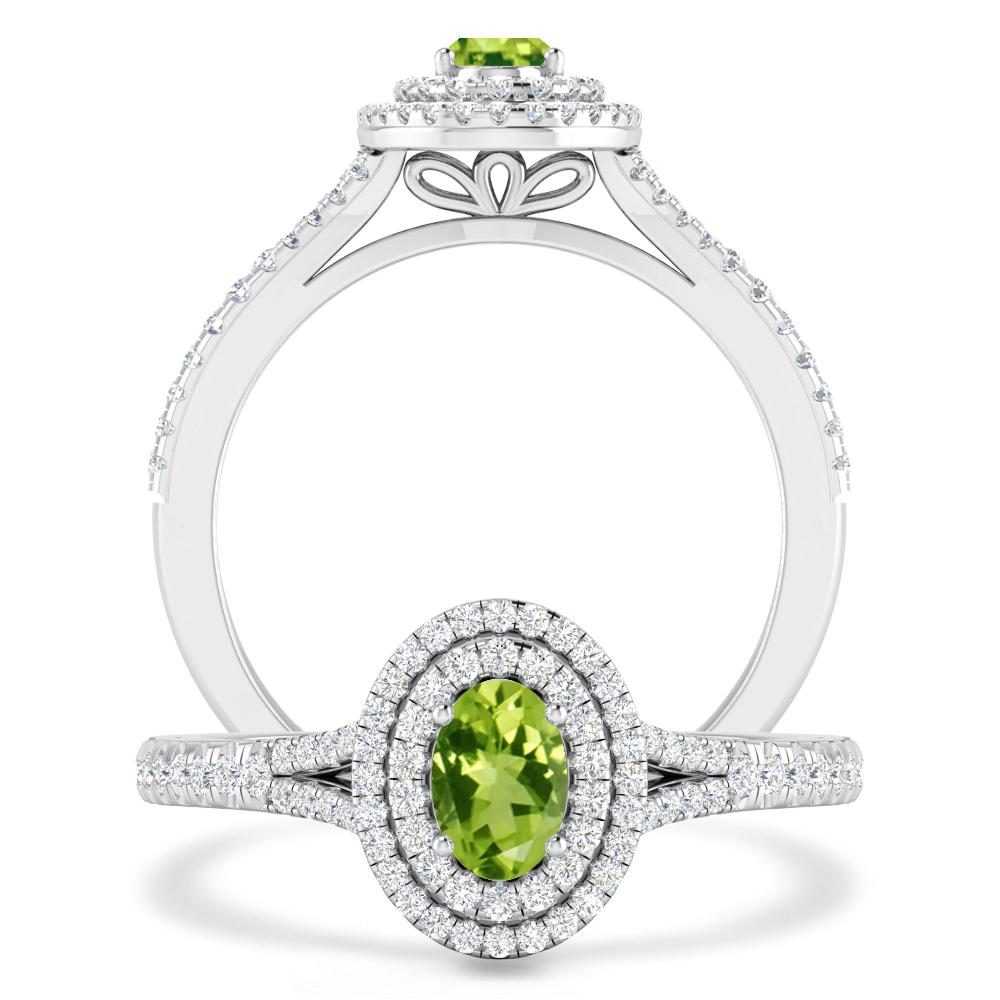 White Gold - Peridot