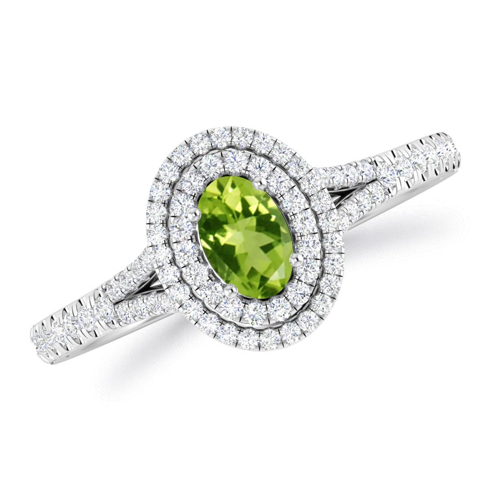 White Gold - Peridot