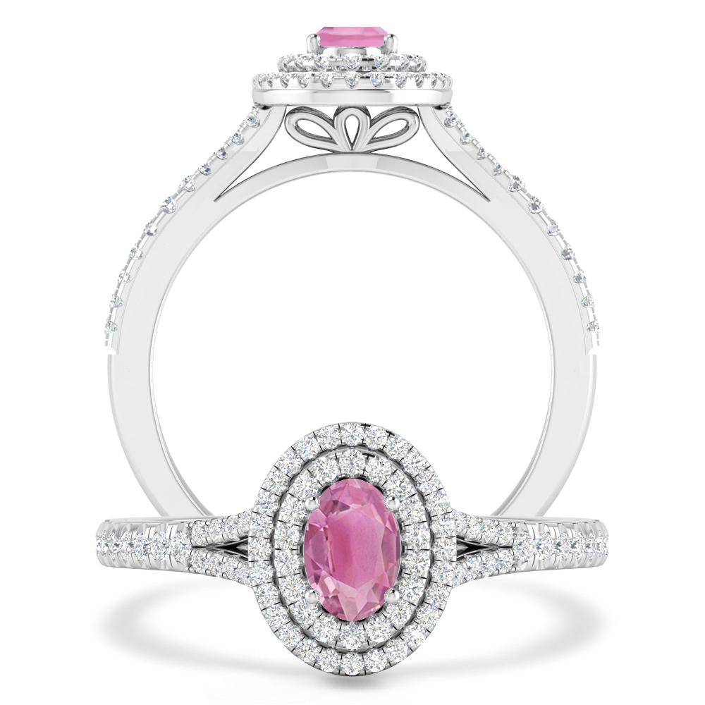 White Gold - Pink Tourmaline