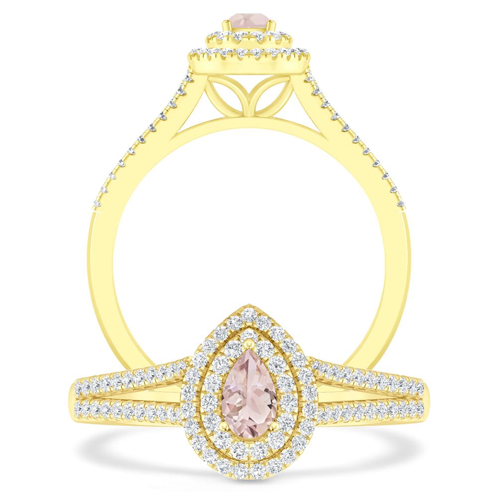 Yellow Gold - Morganite