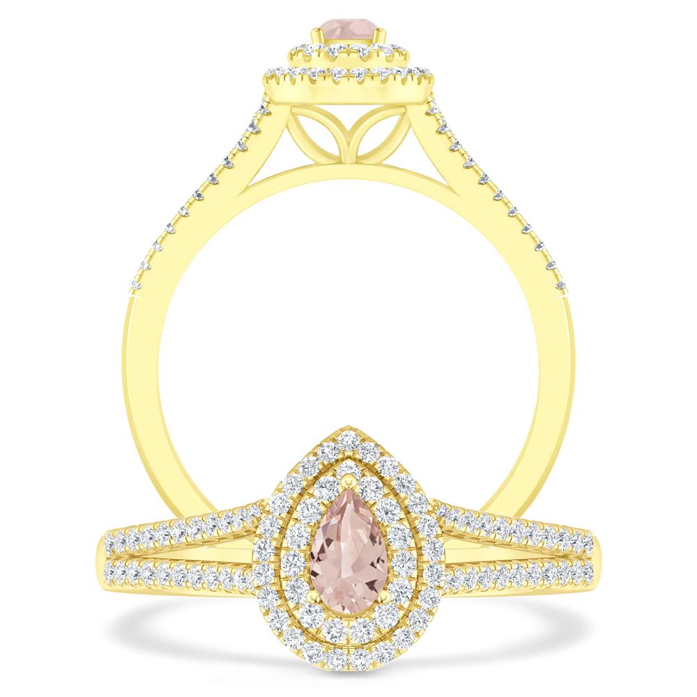 Yellow Gold - Morganite