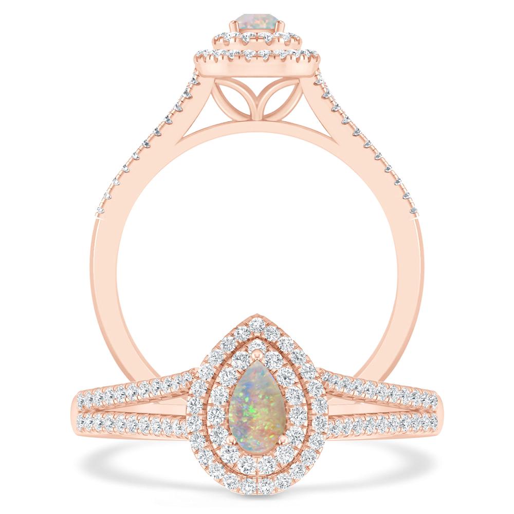 Rose Gold - Opal