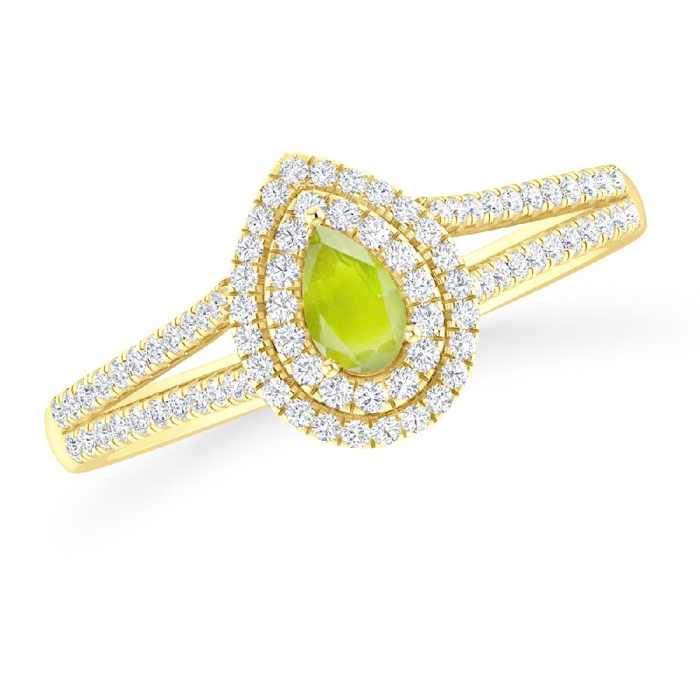 Yellow Gold - Peridot