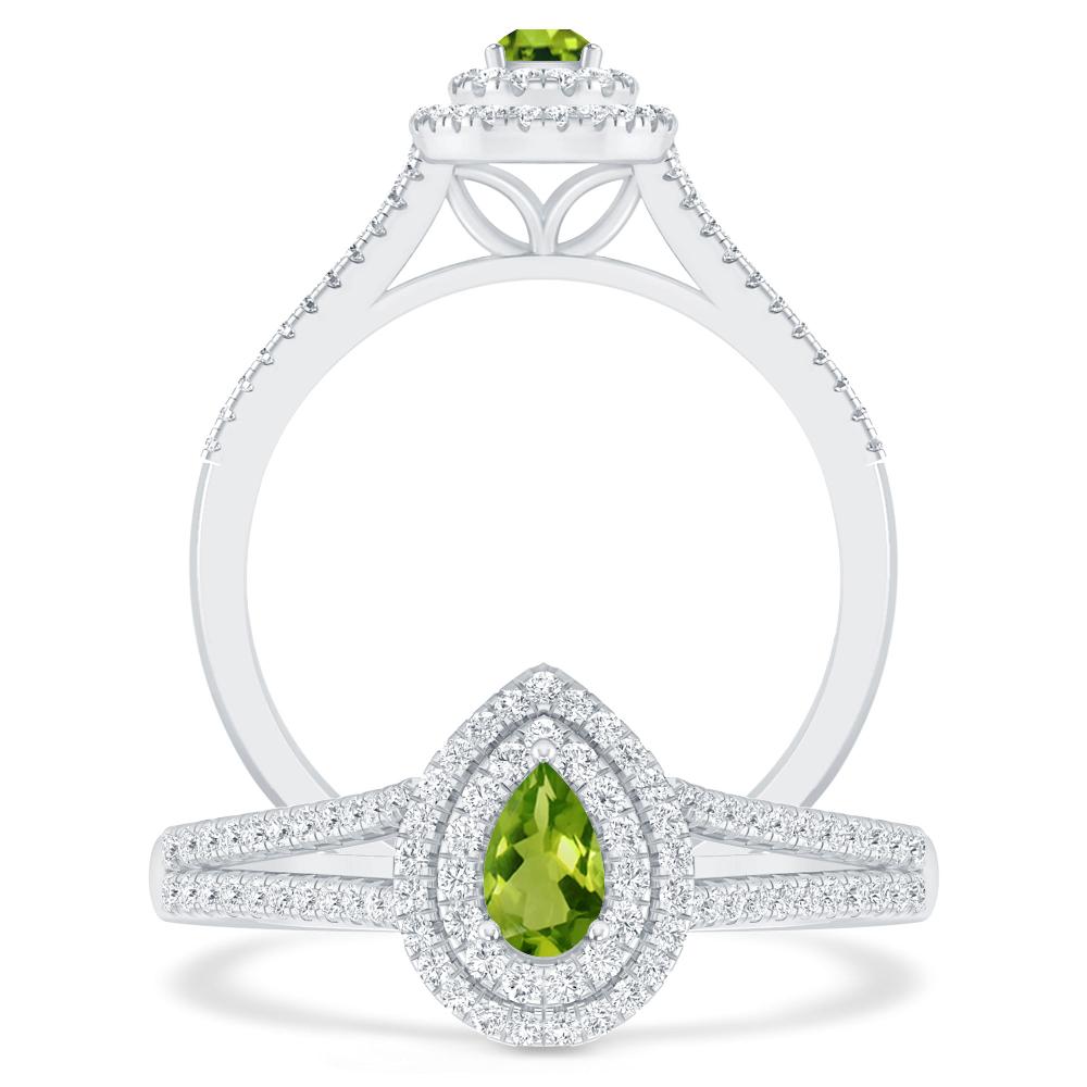 White Gold - Peridot