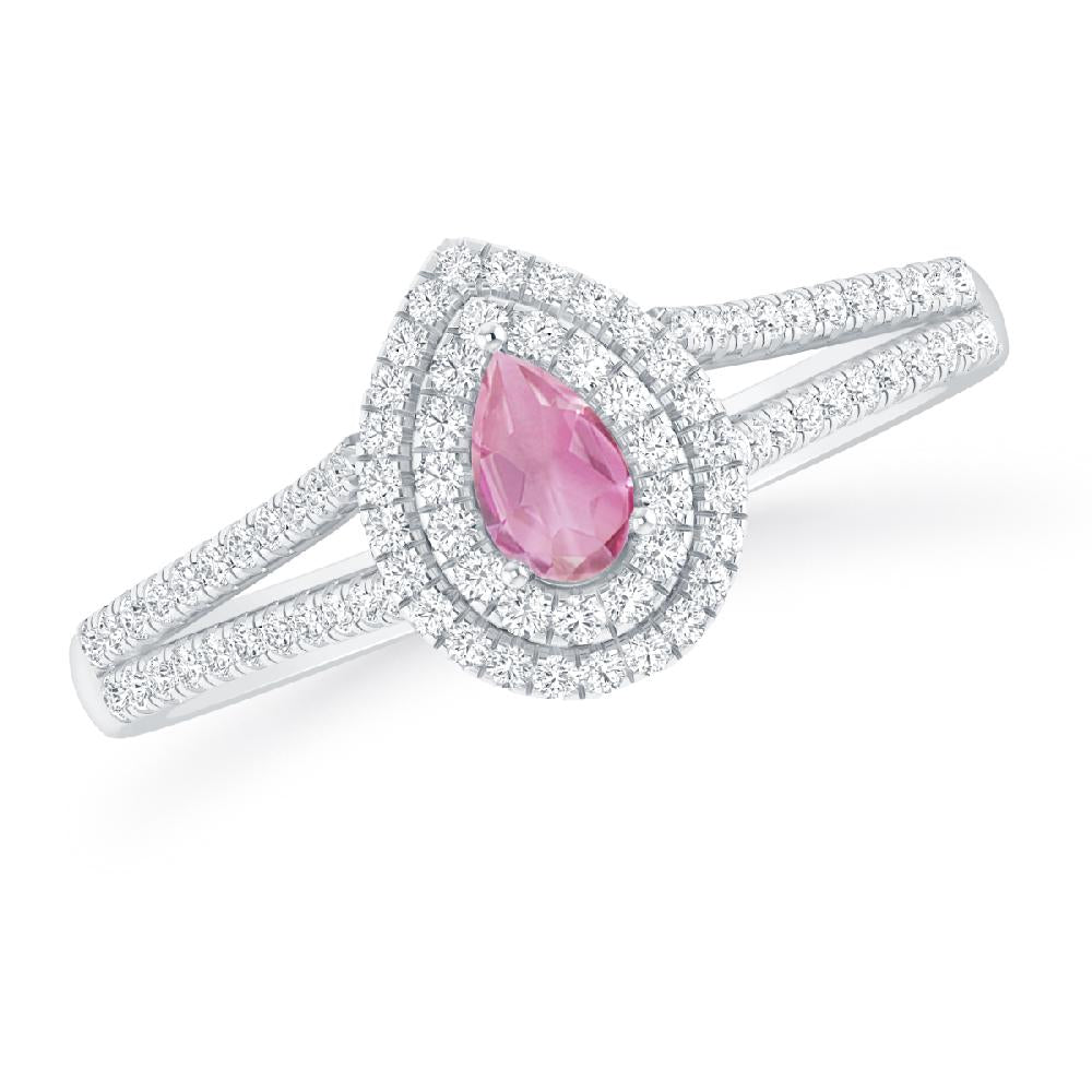 White Gold - Pink Tourmaline