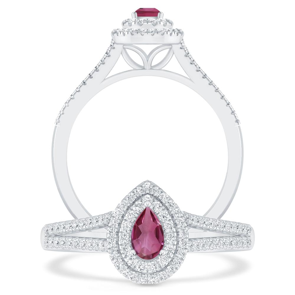 White Gold - Pink Tourmaline