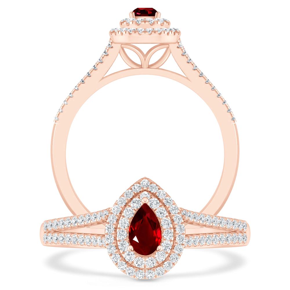 Rose Gold - Ruby