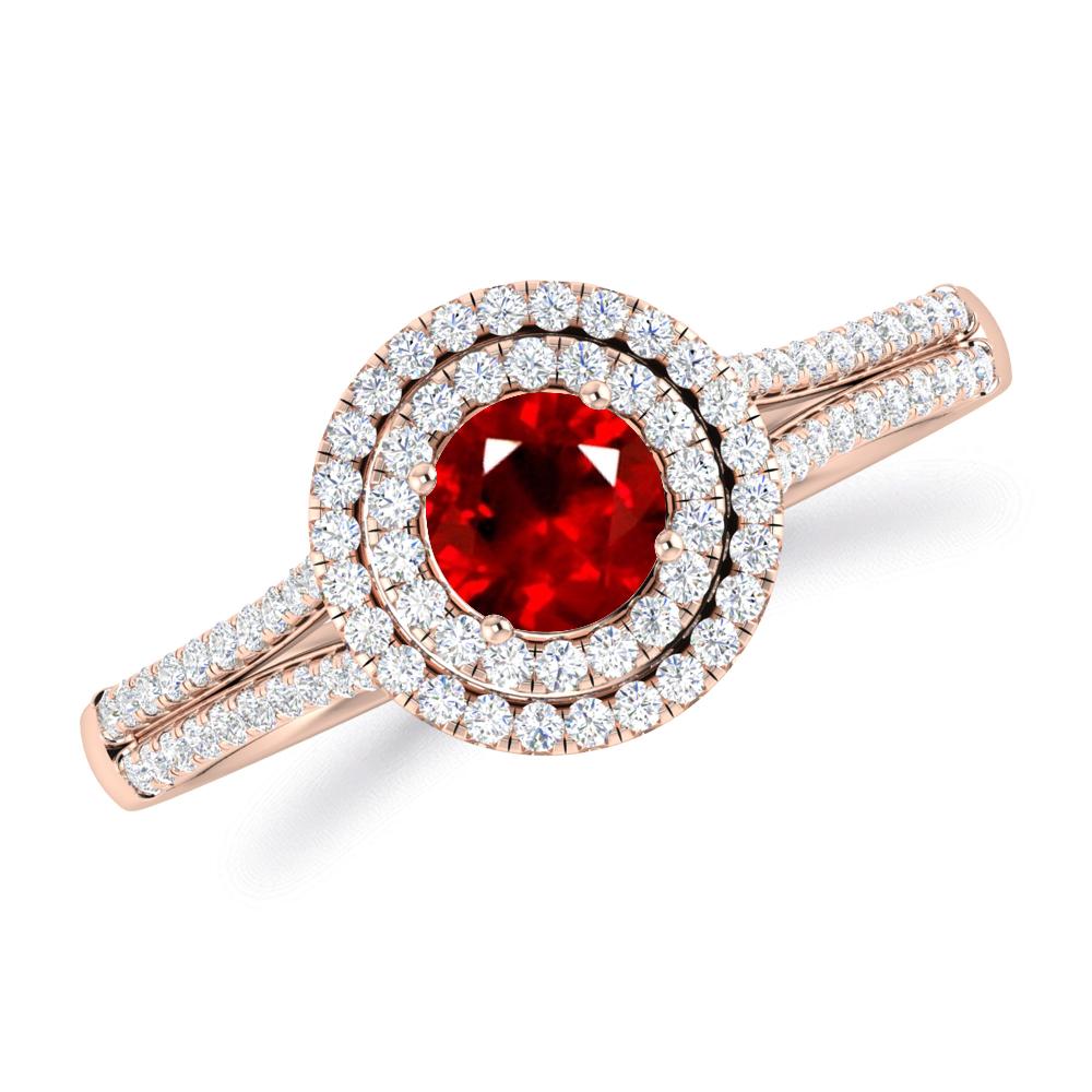 Rose Gold - Ruby