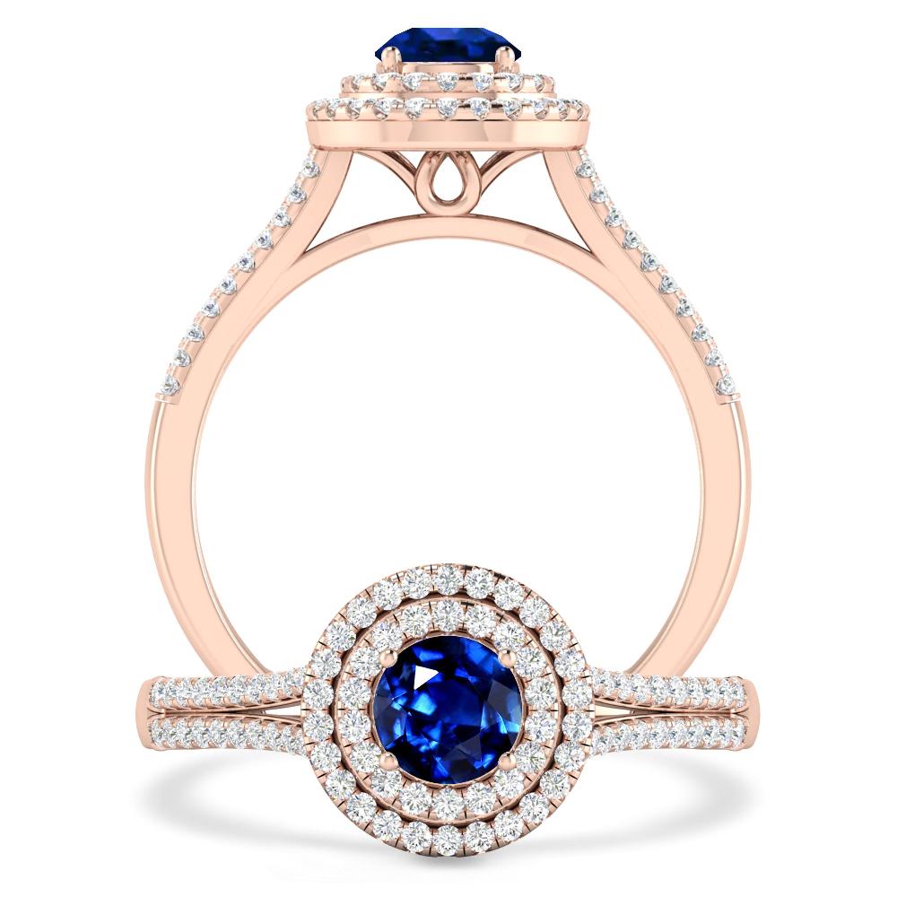 Rose Gold - Sapphire
