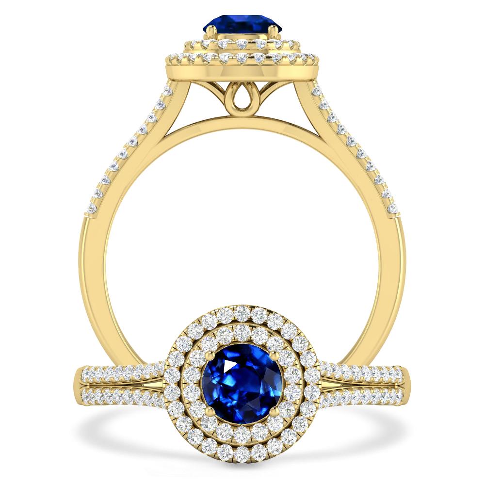 Yellow Gold - Sapphire