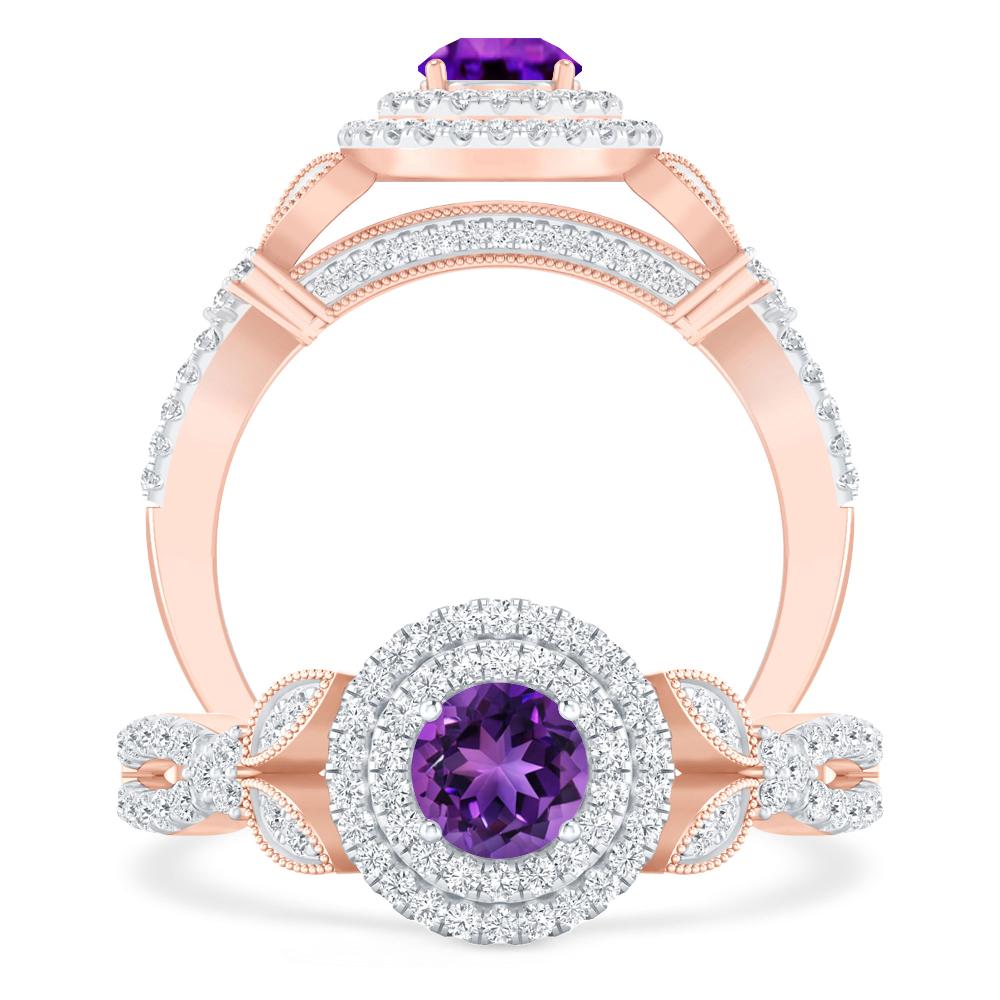 Rose Gold - Amethyst