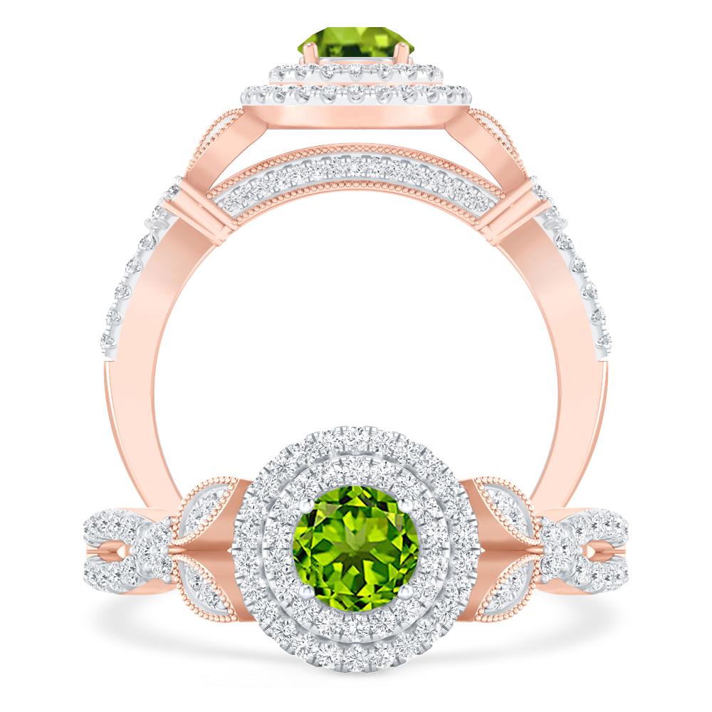 Rose Gold - Peridot