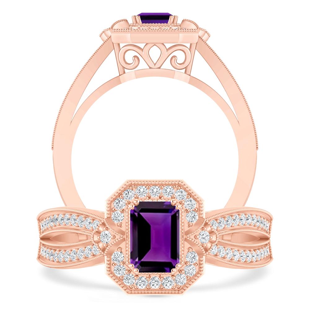 Rose Gold - Amethyst