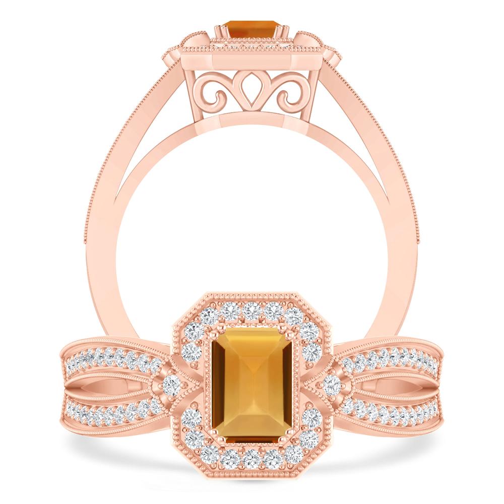 Rose Gold - Citrine