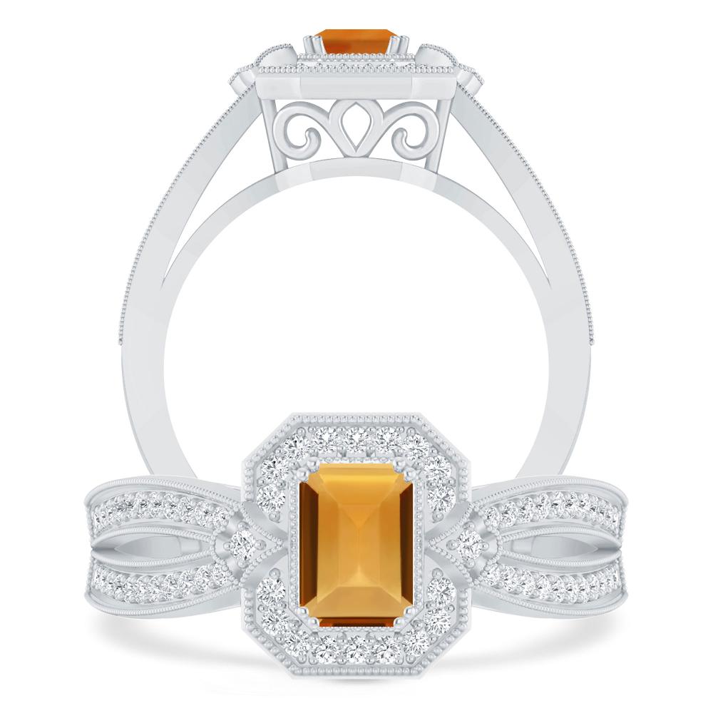 White Gold - Citrine