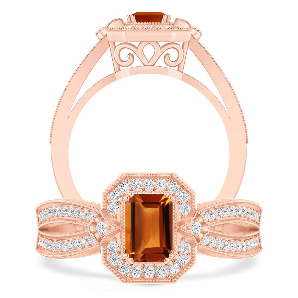 Rose Gold - Citrine