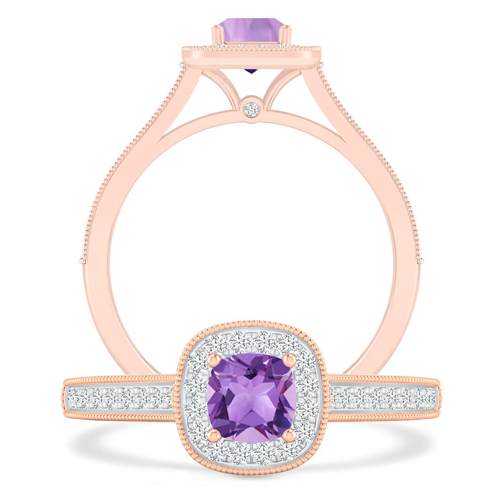 Rose Gold - Amethyst