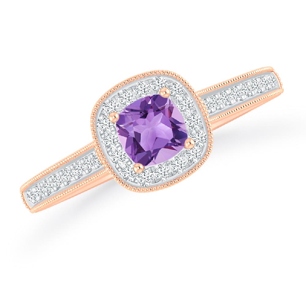 Rose Gold - Amethyst