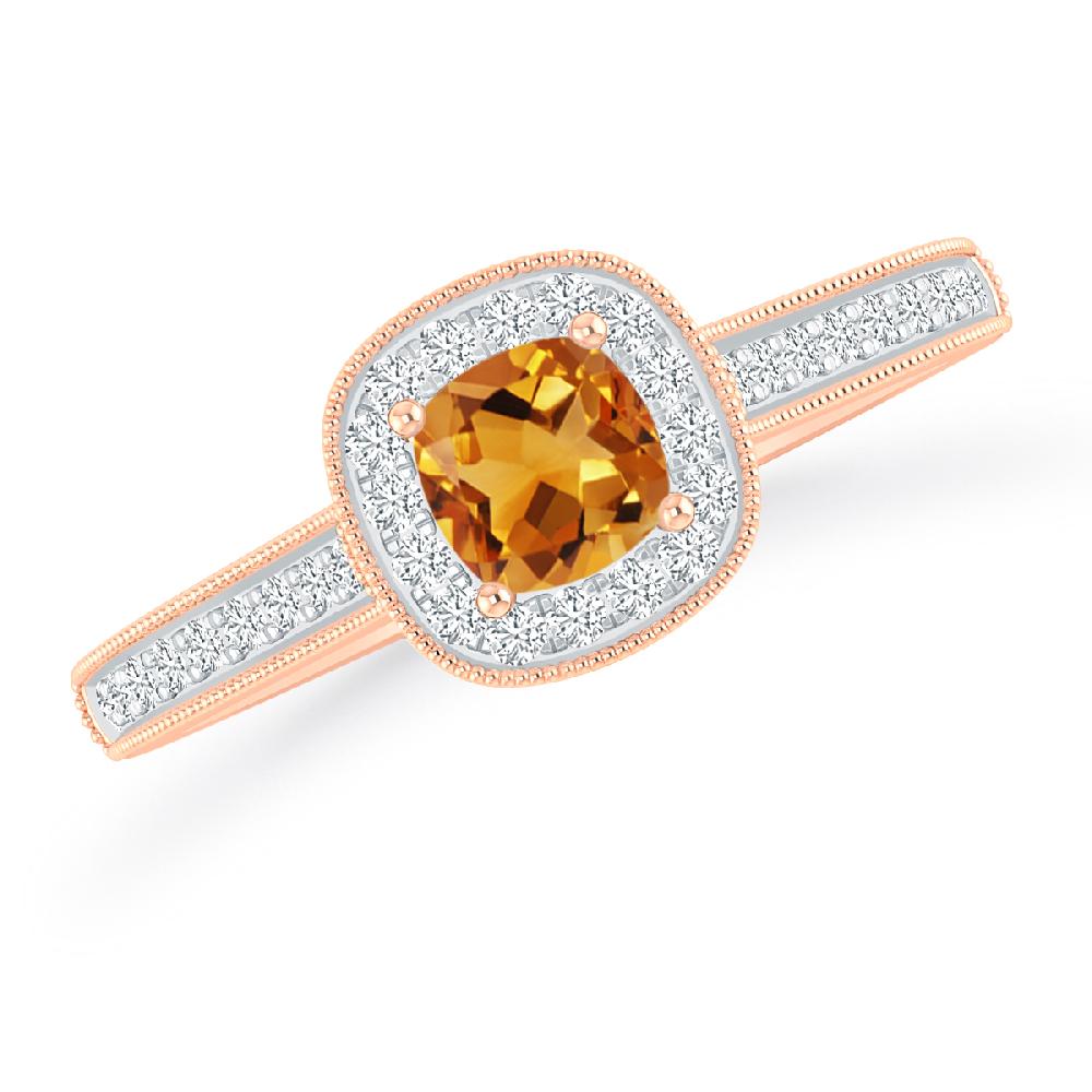 Rose Gold - Citrine