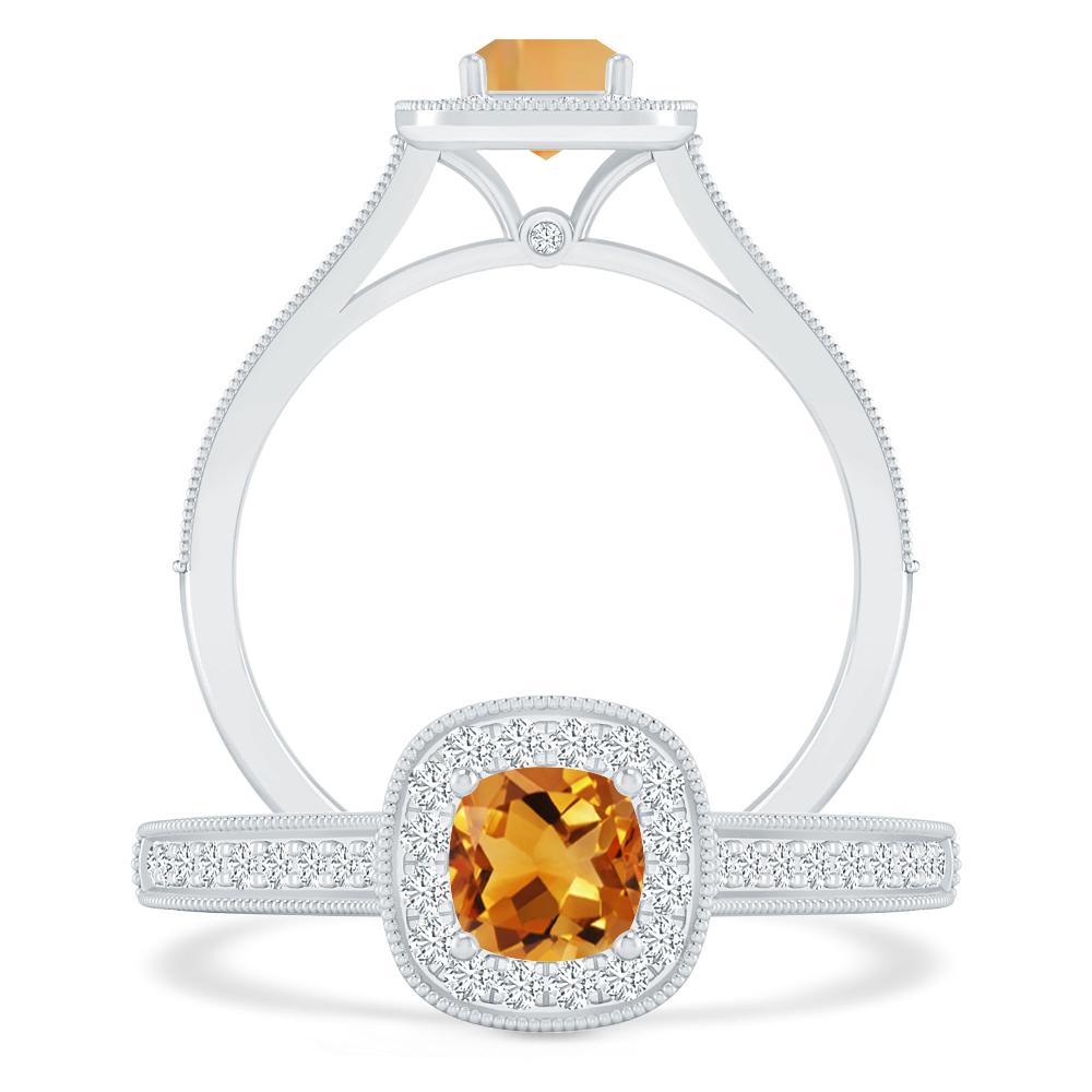 White Gold - Citrine
