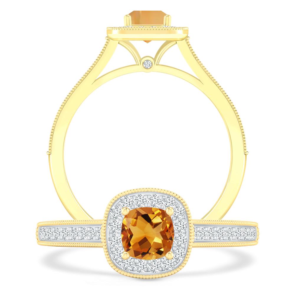 Yellow Gold - Citrine