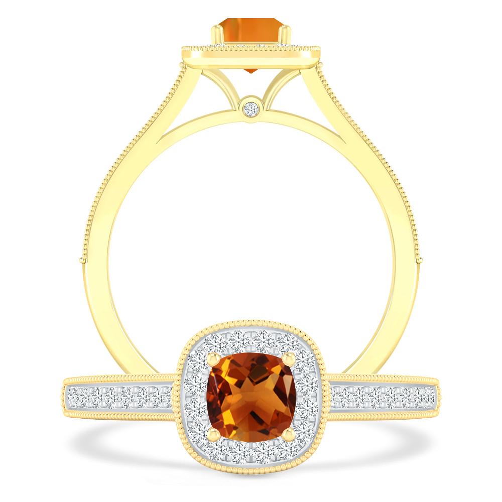 Yellow Gold - Citrine