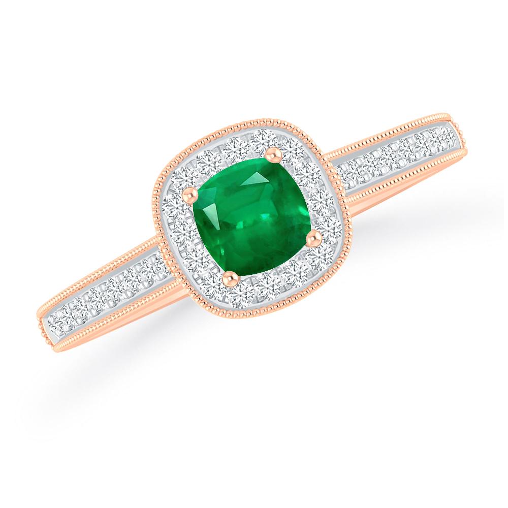 Rose Gold - Emerald