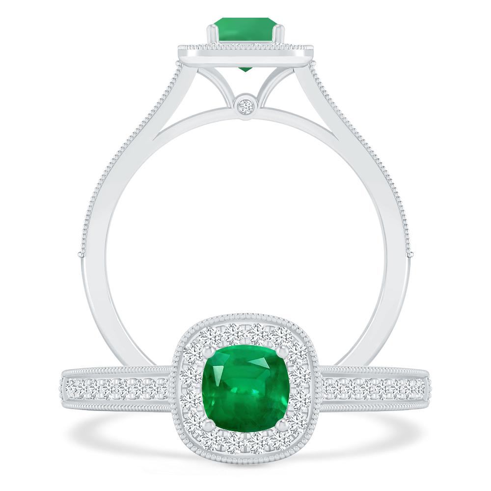 White Gold - Emerald