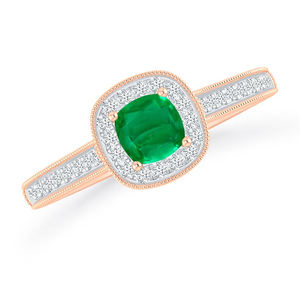 Rose Gold - Emerald