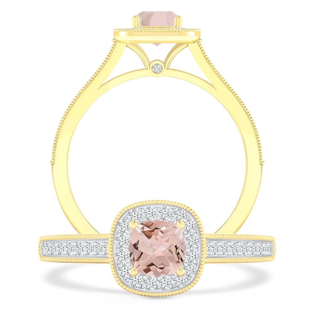 Yellow Gold - Morganite