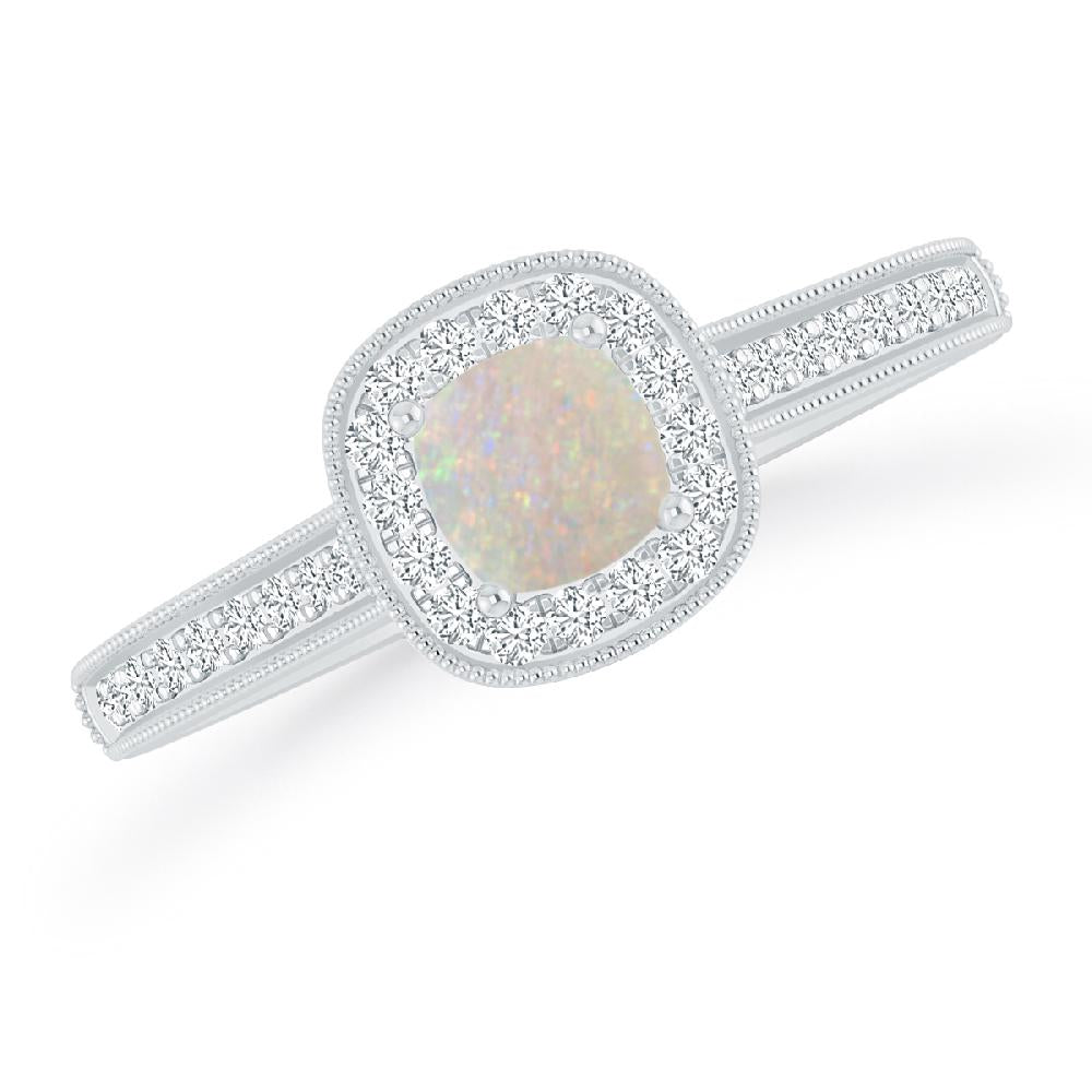 White Gold - Opal