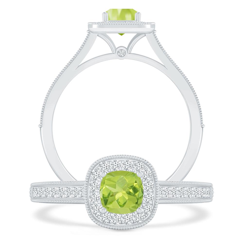 White Gold - Peridot