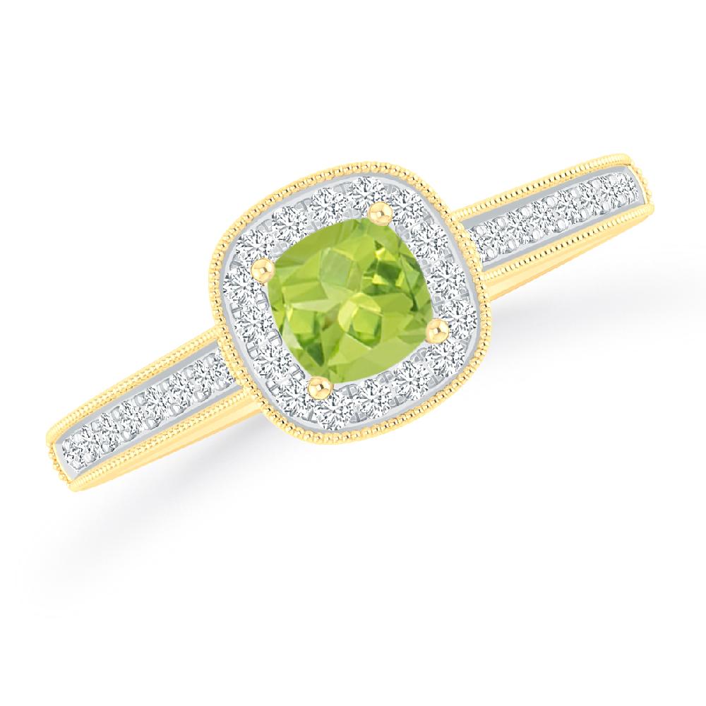 Yellow Gold - Peridot